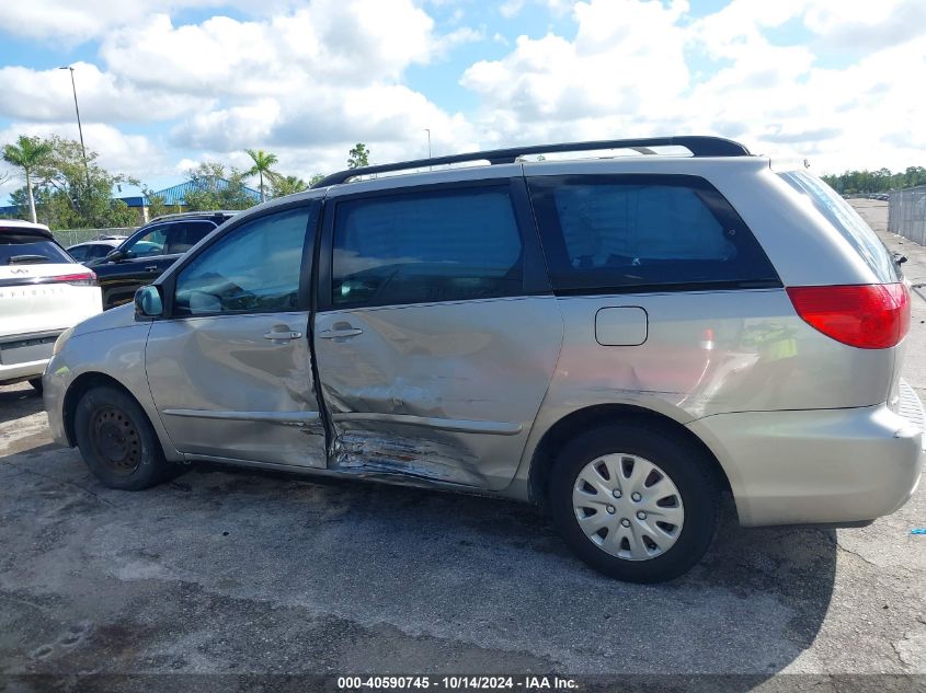 2008 Toyota Sienna Ce VIN: 5TDZK23C88S209305 Lot: 40590745