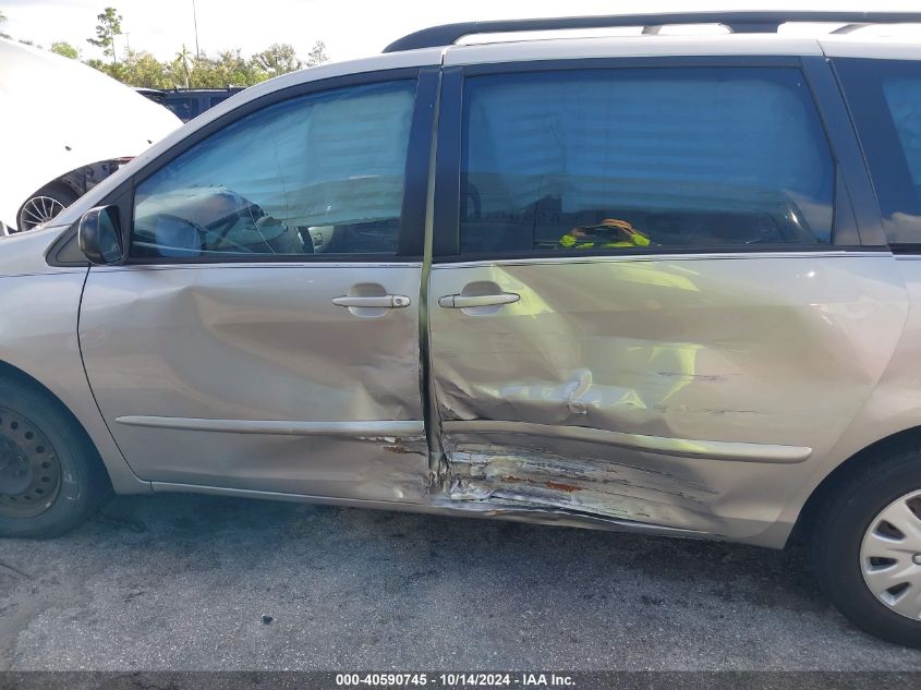 2008 Toyota Sienna Ce VIN: 5TDZK23C88S209305 Lot: 40590745