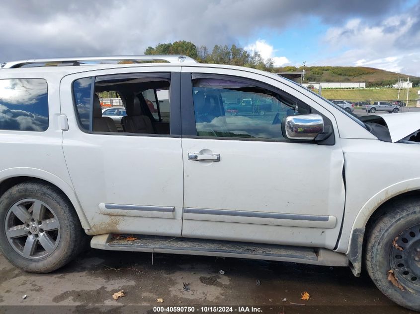 2012 Nissan Armada Platinum VIN: 5N1AA0NE6CN617850 Lot: 40590750