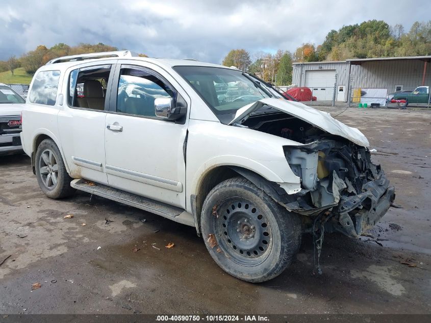 2012 Nissan Armada Platinum VIN: 5N1AA0NE6CN617850 Lot: 40590750