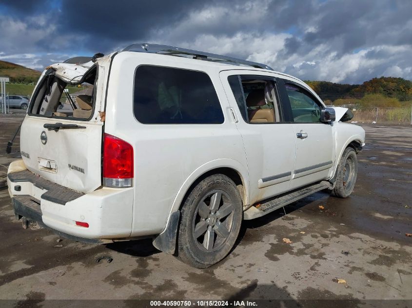 2012 Nissan Armada Platinum VIN: 5N1AA0NE6CN617850 Lot: 40590750