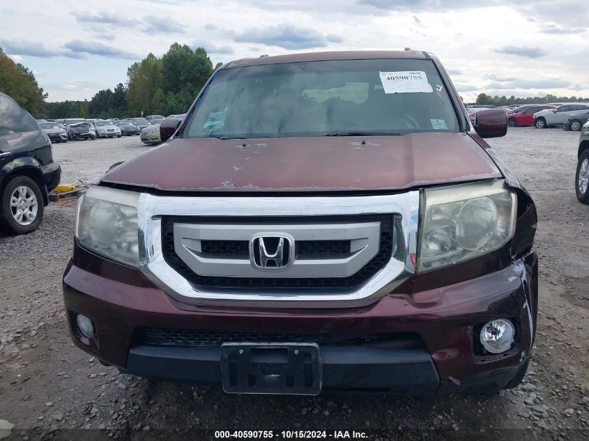 2011 Honda Pilot Ex-L VIN: 5FNYF4H52BB042683 Lot: 40590755