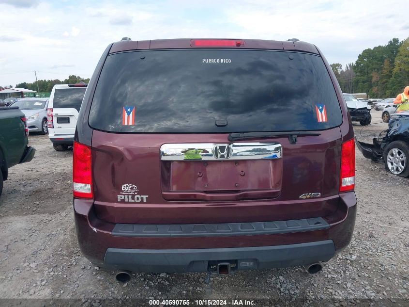 2011 Honda Pilot Ex-L VIN: 5FNYF4H52BB042683 Lot: 40590755