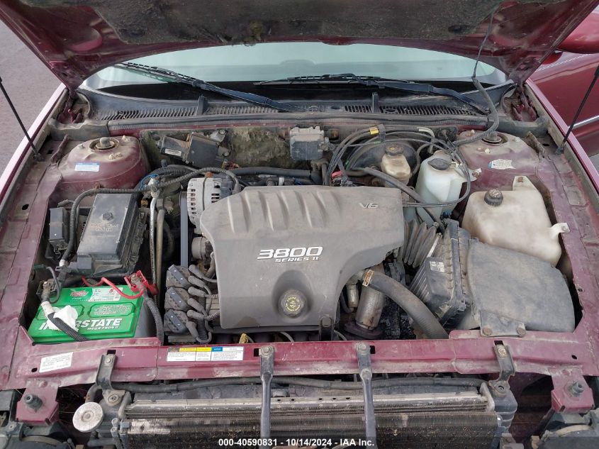 2000 Buick Park Avenue VIN: 1G4CW52K8Y4170372 Lot: 40590831