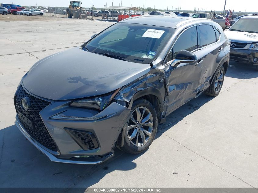 VIN JTJYARBZ1K2132396 2019 Lexus NX 300, F Sport no.2