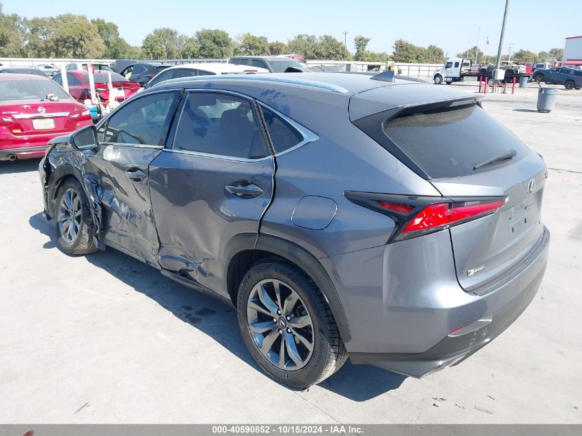 VIN JTJYARBZ1K2132396 2019 Lexus NX 300, F Sport no.3