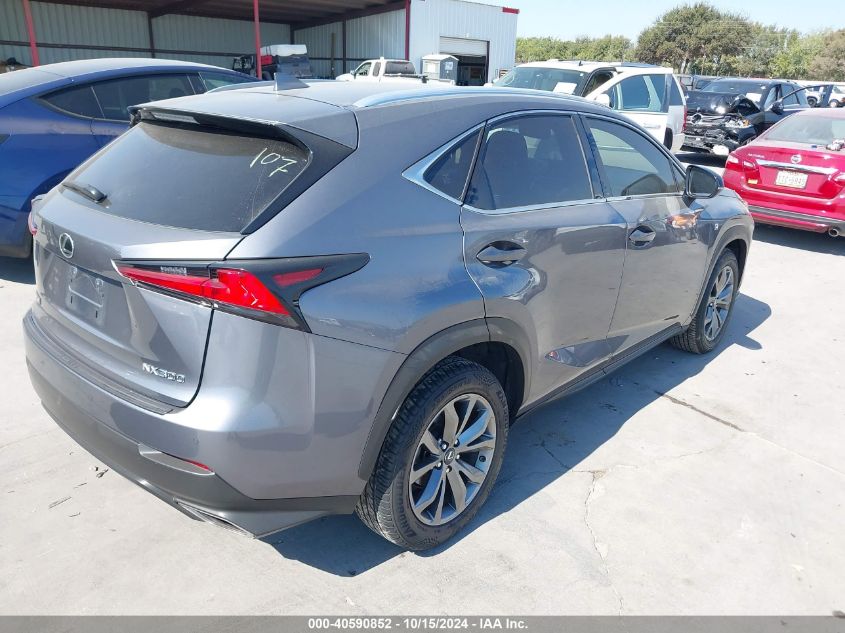 VIN JTJYARBZ1K2132396 2019 Lexus NX 300, F Sport no.4