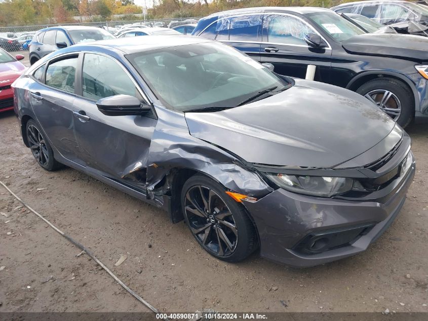 2019 Honda Civic Sport VIN: 2HGFC2F82KH528343 Lot: 40590871