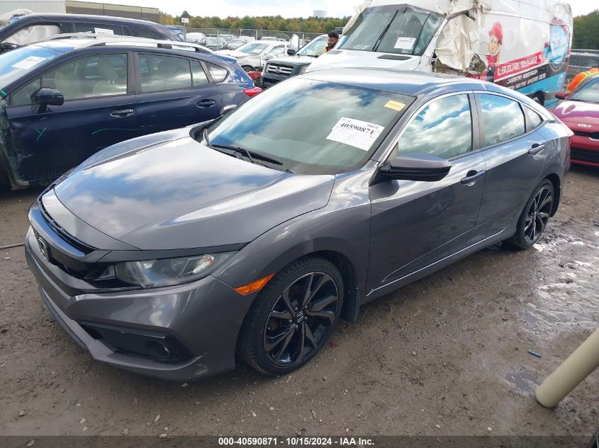 2019 Honda Civic Sport VIN: 2HGFC2F82KH528343 Lot: 40590871