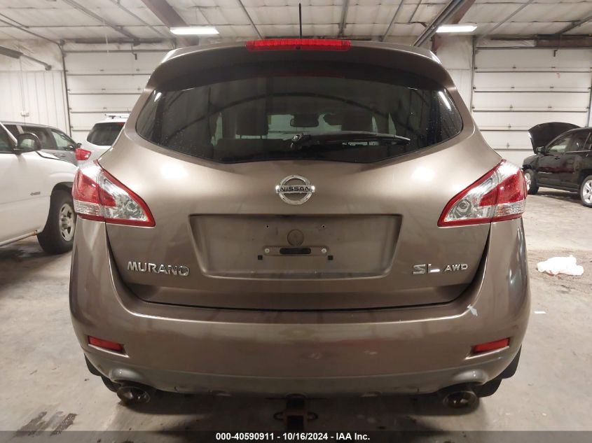 2014 Nissan Murano Sl VIN: JN8AZ1MW1EW505925 Lot: 40590911