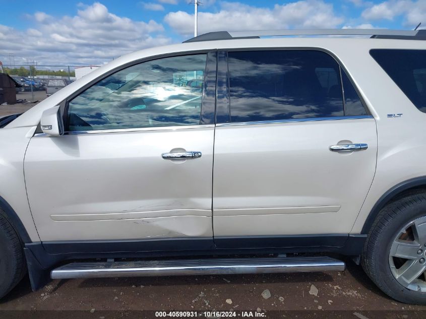 2010 GMC Acadia Slt-1 VIN: 1GKLRMED6AJ252065 Lot: 40590931