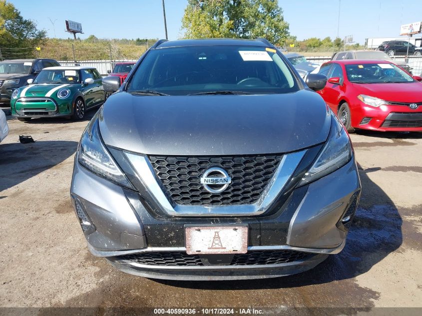 2021 Nissan Murano Sv Intelligent Awd VIN: 5N1AZ2BS4MC142095 Lot: 40590936