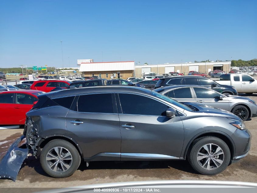 2021 Nissan Murano Sv Intelligent Awd VIN: 5N1AZ2BS4MC142095 Lot: 40590936