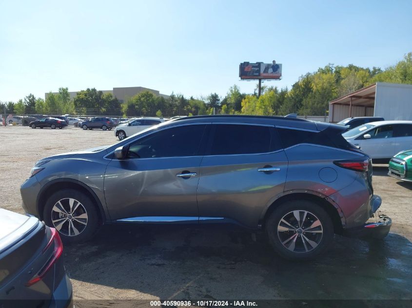 2021 Nissan Murano Sv Intelligent Awd VIN: 5N1AZ2BS4MC142095 Lot: 40590936