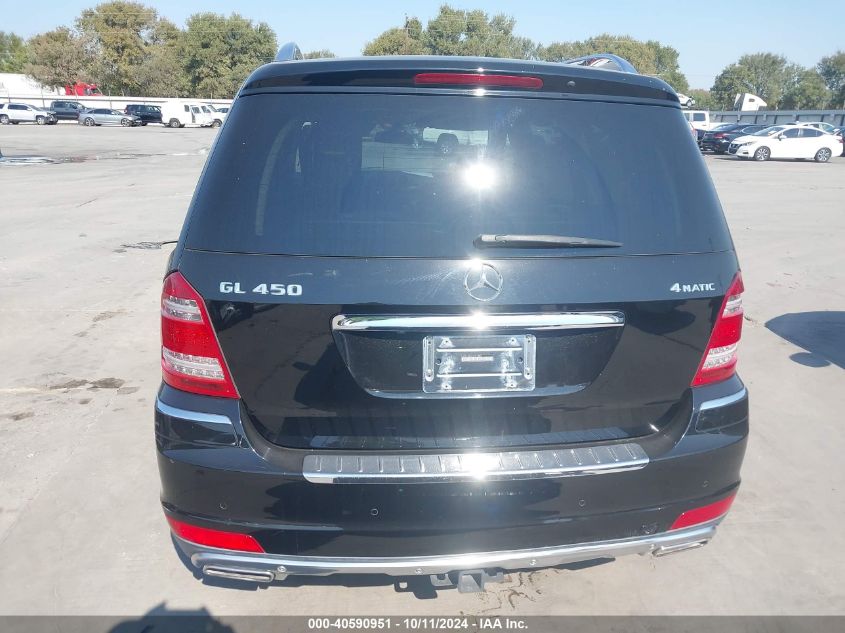 2012 Mercedes-Benz Gl 450 4Matic VIN: 4JGBF7BE4CA761889 Lot: 40590951