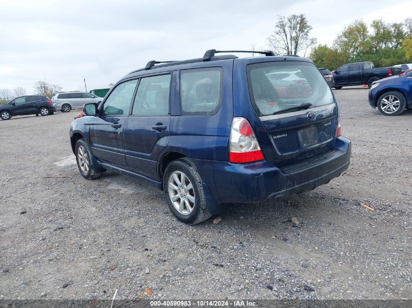 2006 Subaru Forester 2.5X VIN: JF1SG65626G708390 Lot: 40590983