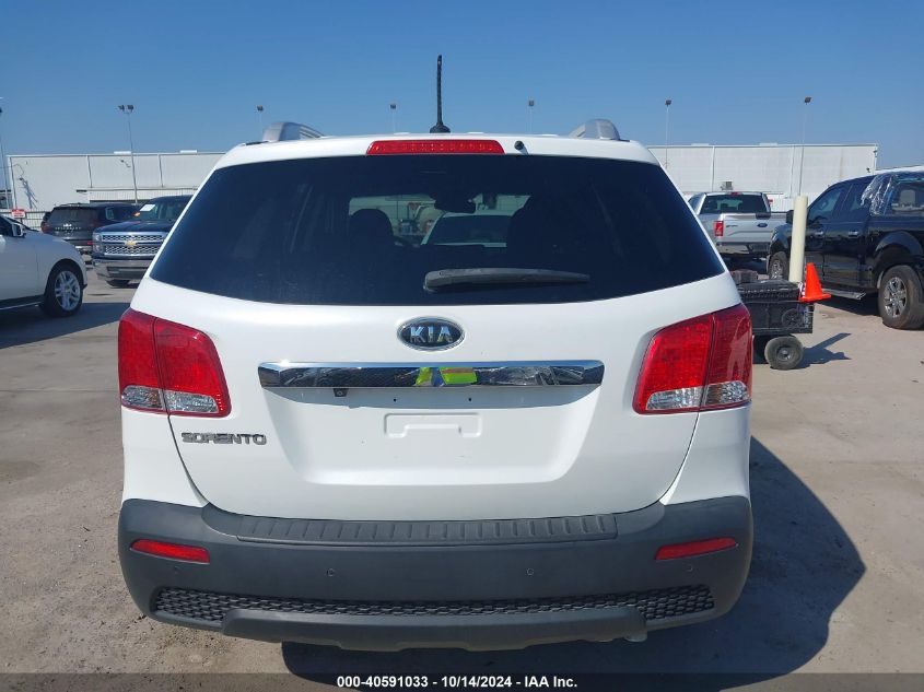 2013 Kia Sorento Lx VIN: 5XYKT3A63DG348590 Lot: 40591033