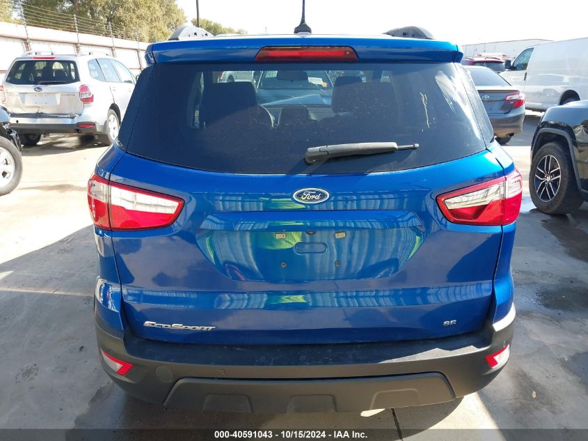 2021 Ford Ecosport Se VIN: MAJ3S2GE6MC411000 Lot: 40591043