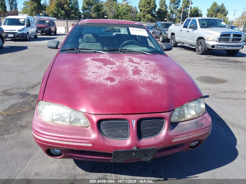 1998 Pontiac Grand Am Se VIN: 1G2NE52T9WM507982 Lot: 40591044