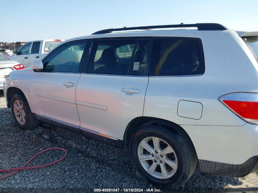 2012 Toyota Highlander Se V6 VIN: 5TDZK3EH2CS074071 Lot: 40591047