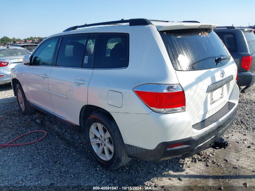 2012 Toyota Highlander Se V6 VIN: 5TDZK3EH2CS074071 Lot: 40591047