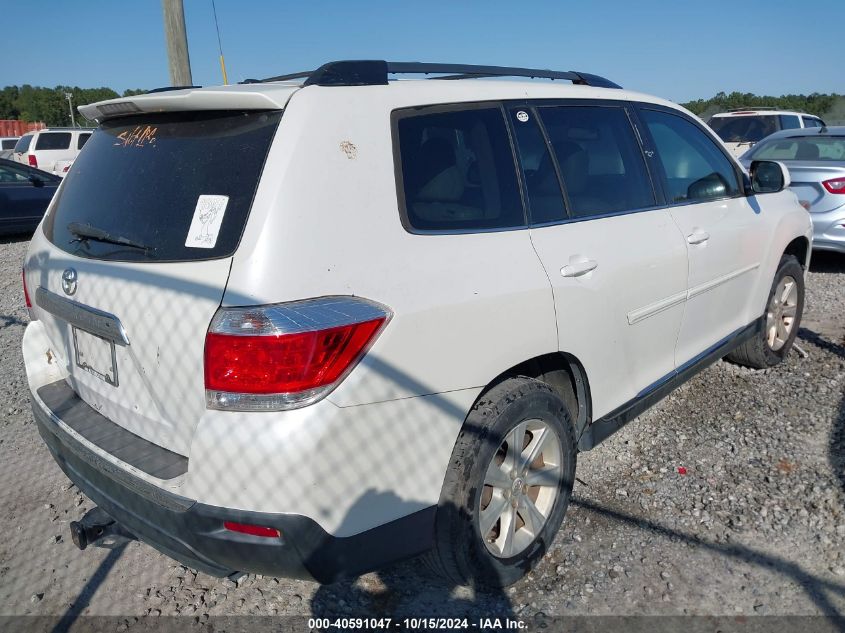 2012 Toyota Highlander Se V6 VIN: 5TDZK3EH2CS074071 Lot: 40591047