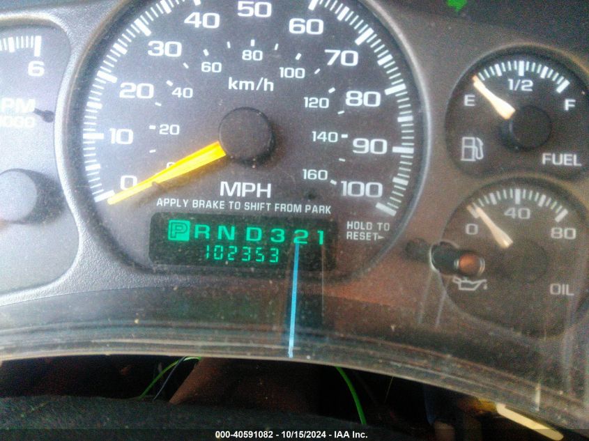 2000 Chevrolet Tahoe All New Ls VIN: 1GNEC13T1YJ208684 Lot: 40591082