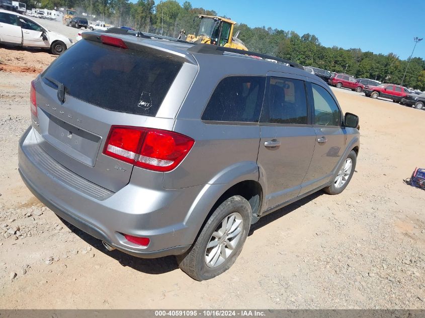 2017 Dodge Journey Sxt Awd VIN: 3C4PDDBG4HT592313 Lot: 40591095