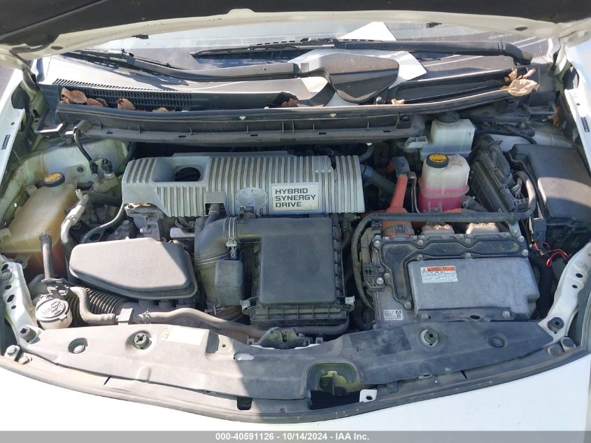 2011 Toyota Prius Two VIN: JTDKN3DU4B0299584 Lot: 40591126