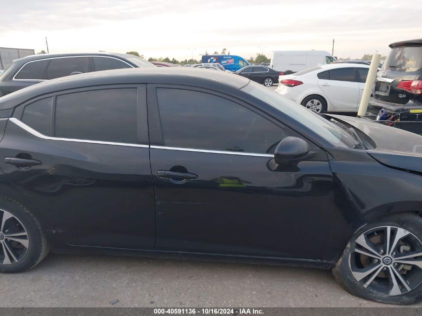 2021 Nissan Sentra Sv Xtronic Cvt VIN: 3N1AB8CV7MY225177 Lot: 40591136