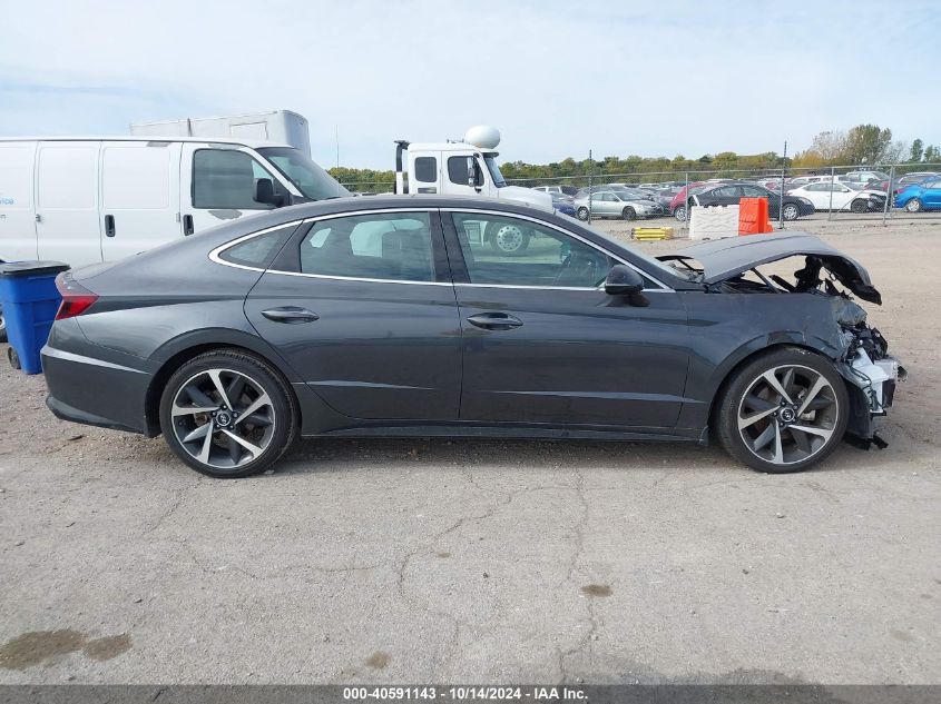 2021 Hyundai Sonata Sel Plus VIN: 5NPEJ4J2XMH087053 Lot: 40591143