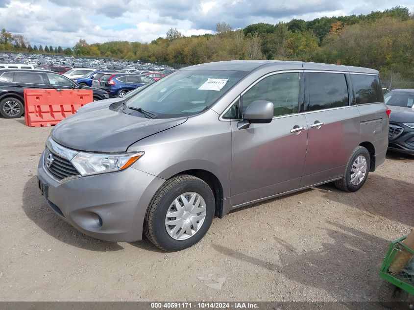 2012 Nissan Quest S VIN: JN8AE2KP1C9051457 Lot: 40591171