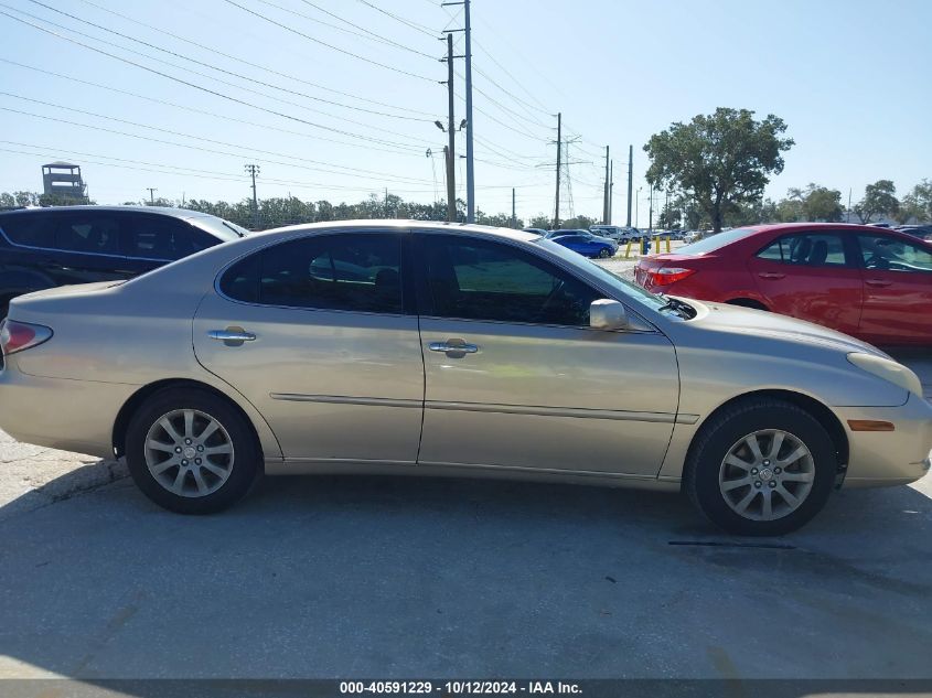 2004 Lexus Es 330 VIN: JTHBA30GX45014161 Lot: 40591229