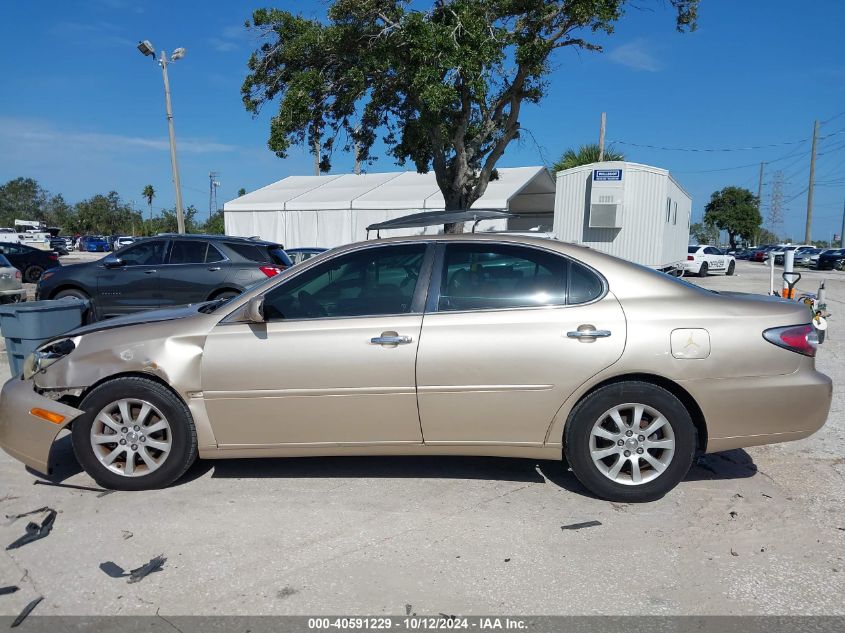 2004 Lexus Es 330 VIN: JTHBA30GX45014161 Lot: 40591229