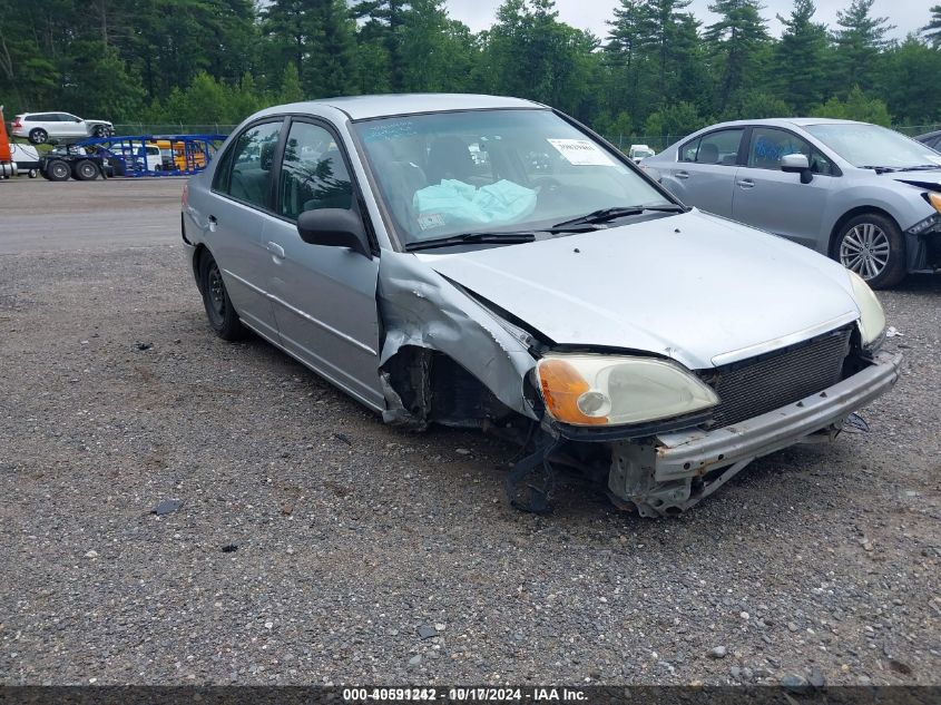 2003 Honda Civic Lx VIN: 2HGES16643H611720 Lot: 40591242