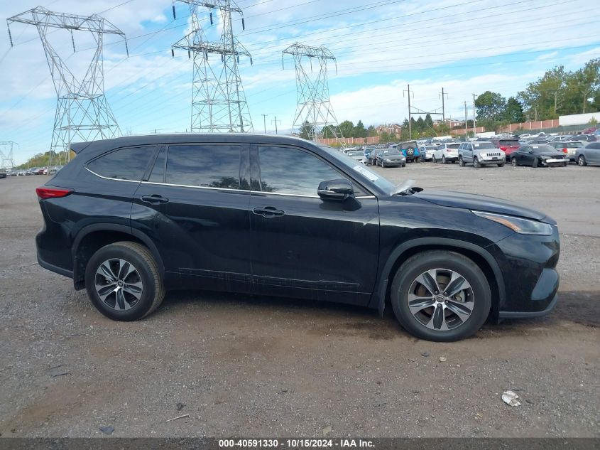 2021 Toyota Highlander Xle VIN: 5TDGZRBH8MS110115 Lot: 40591330