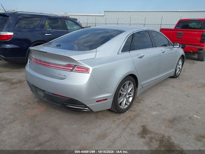 2014 Lincoln Mkz VIN: 3LN6L2G90ER831499 Lot: 40591399