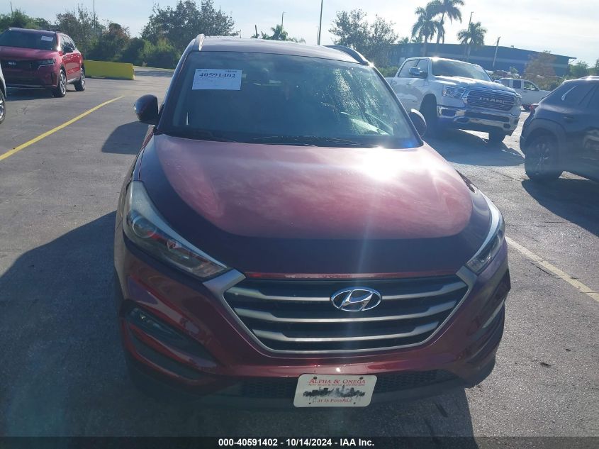 2017 Hyundai Tucson Se VIN: KM8J33A44HU501178 Lot: 40591402