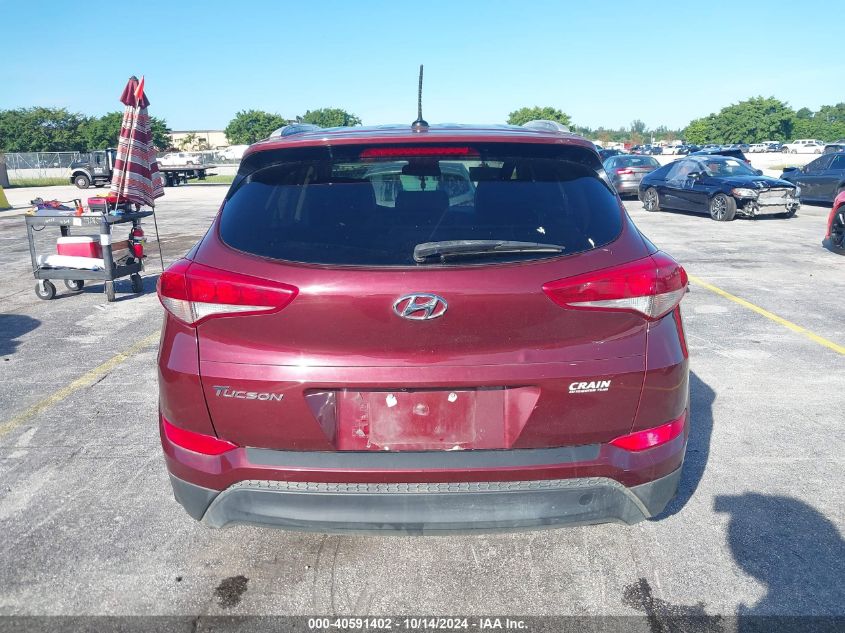 2017 Hyundai Tucson Se VIN: KM8J33A44HU501178 Lot: 40591402