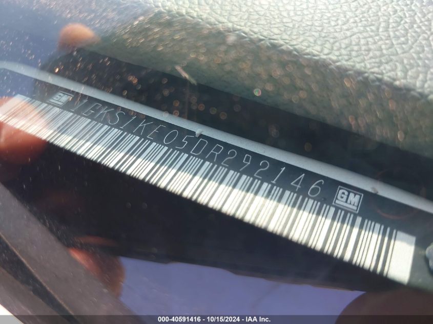 2013 GMC Yukon Xl 1500 Slt VIN: 1GKS1KE05DR292146 Lot: 40591416