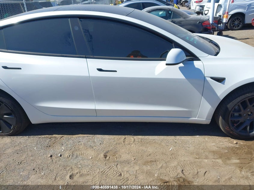 2024 Tesla Model 3 Long Range Dual Motor All-Wheel Drive VIN: 5YJ3E1EB9RF796700 Lot: 40591438