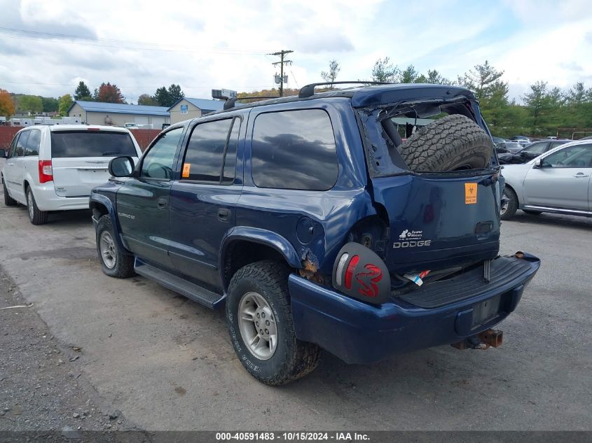 2000 Dodge Durango VIN: 1B4HS28Z9YF146768 Lot: 40591483