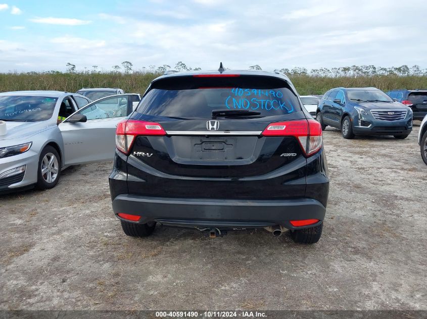 2019 Honda Hr-V Ex VIN: 3CZRU6H59KM737576 Lot: 40591490