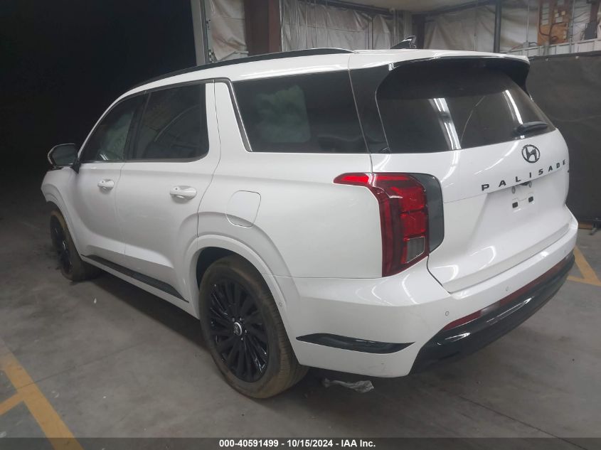 2024 Hyundai Palisade Calligraphy Night Edition VIN: KM8R7DGE3RU764793 Lot: 40591499