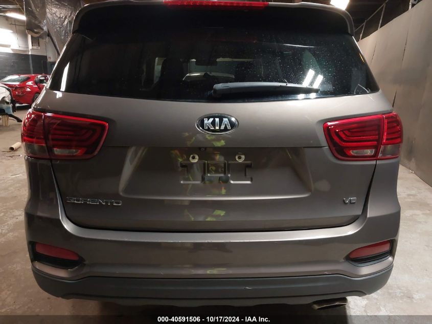 2019 Kia Sorento 3.3L Lx VIN: 5XYPGDA52KG561809 Lot: 40591506