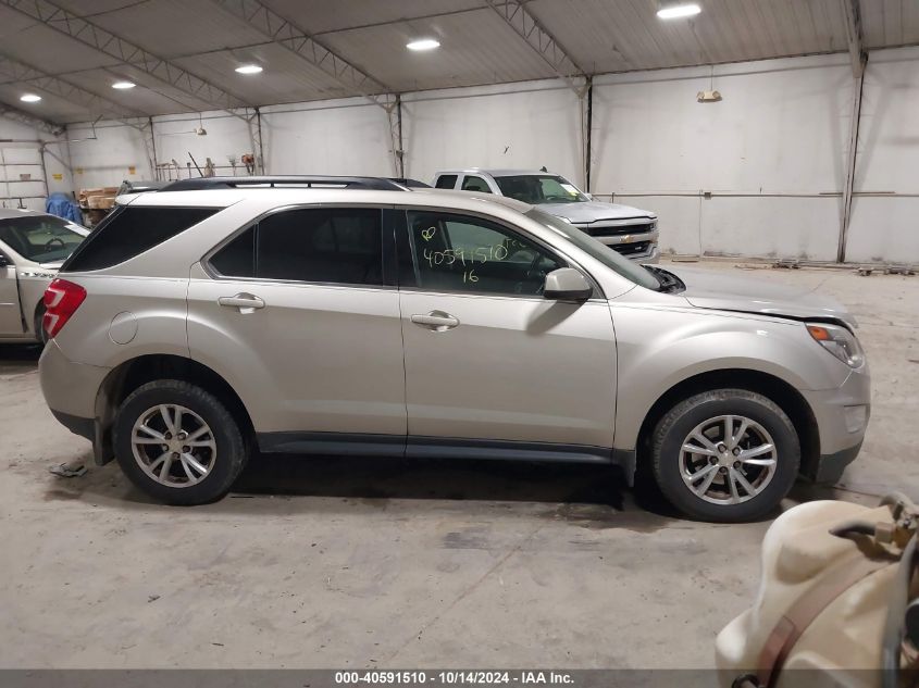 2016 Chevrolet Equinox Lt VIN: 2GNALCEK2G1157459 Lot: 40591510