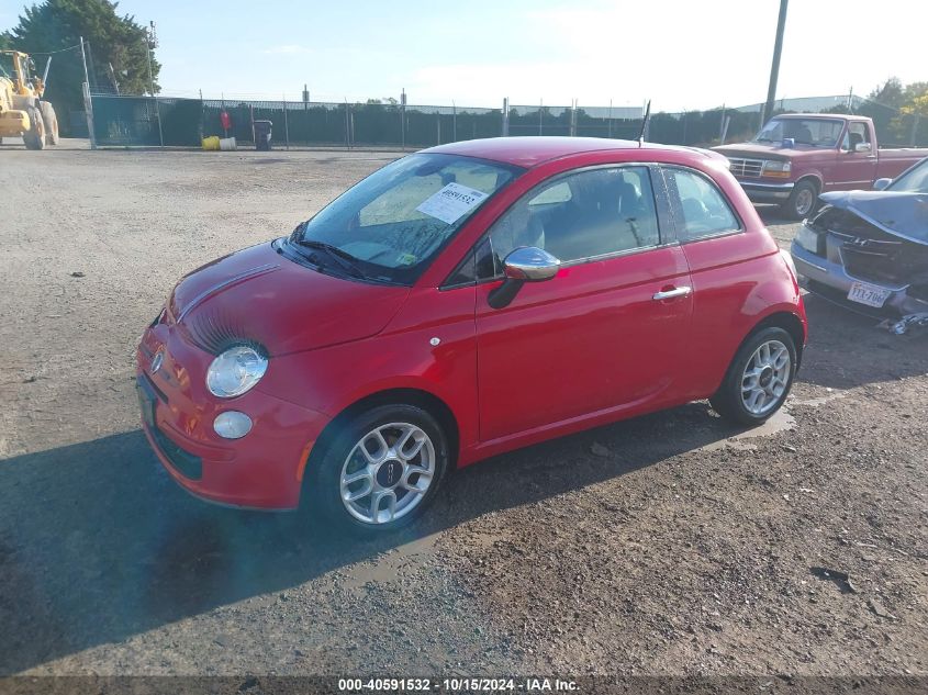 2014 Fiat 500 Pop VIN: 3C3CFFARXET288278 Lot: 40591532