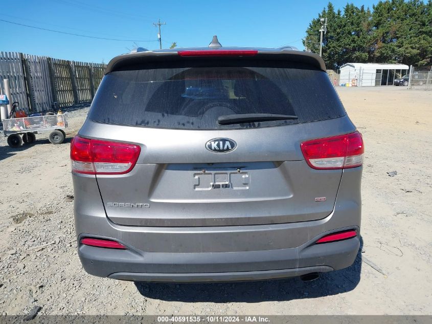 5XYPGDA36GG109514 2016 Kia Sorento 2.4L Lx