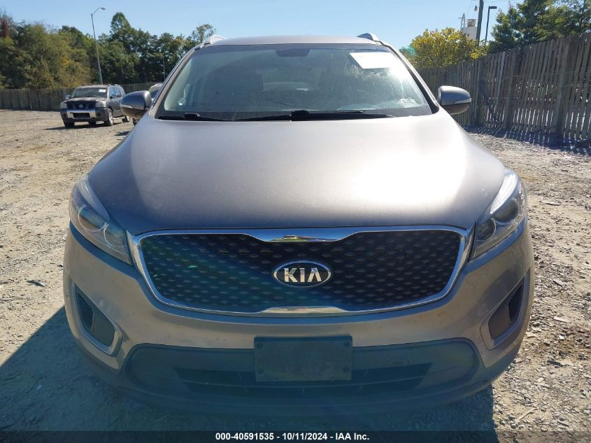 5XYPGDA36GG109514 2016 Kia Sorento 2.4L Lx