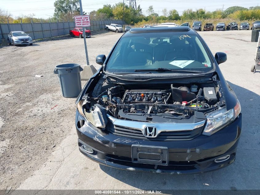 2012 Honda Civic Ex-L VIN: 19XFB2F94CE030295 Lot: 40591544